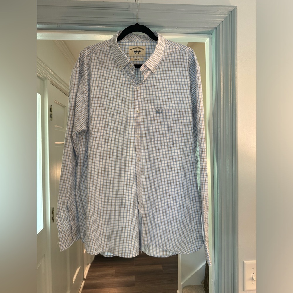Coastal Cotton Long Sleeve Button Down Shirt